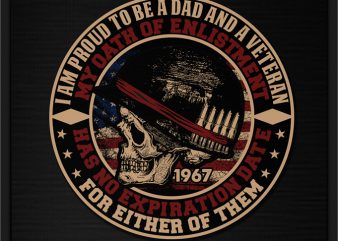 I AM PROUD TO BE A DAD AND A VETERAN buy t shirt design