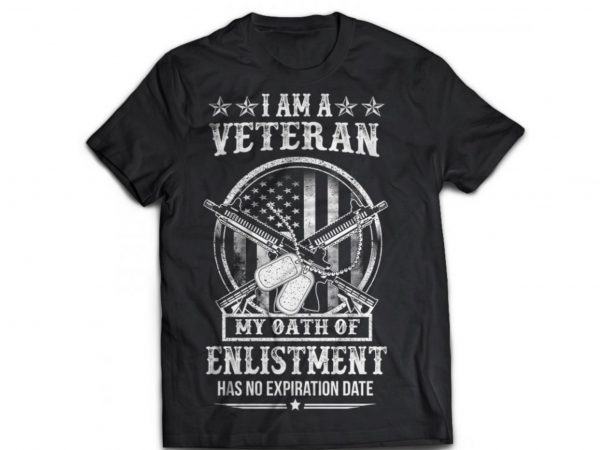[no 2] skull veteran army and military tshirt design psd file editable text layer