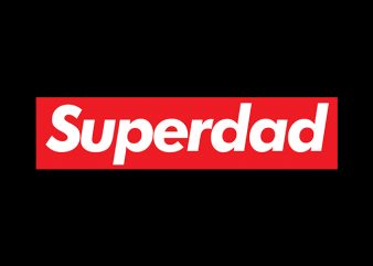 super dad t-shirt design for commercial use