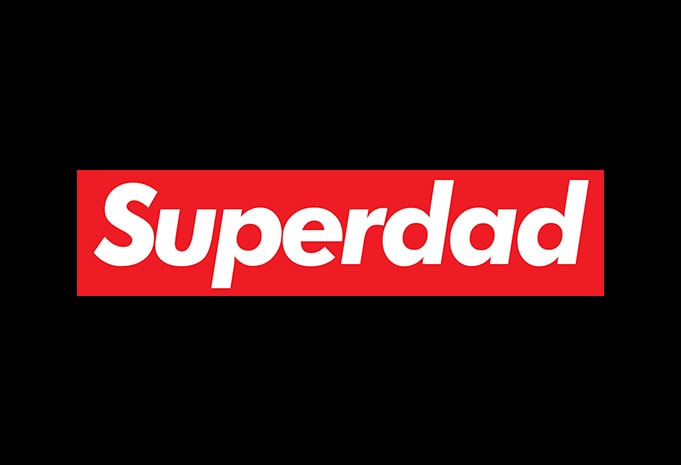 super dad t-shirt design for commercial use