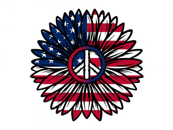 Peace usa america ready made tshirt design