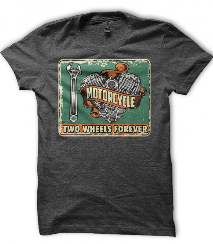 I LOVE MOTORCYCLE t shirt design template