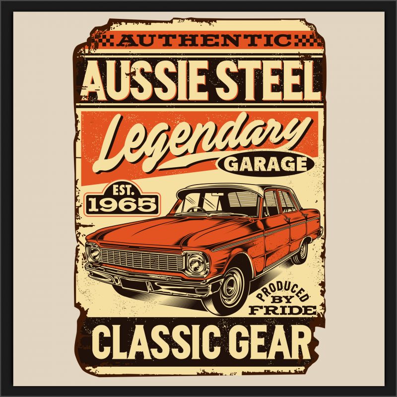 “BIG SALE ” Rockabilly, vintage race & Custom Garage t shirt design for purchase