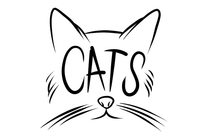 t-shirt vector 40 Best Selling Cat Design Bundle AI, EPS, SVG, PNG