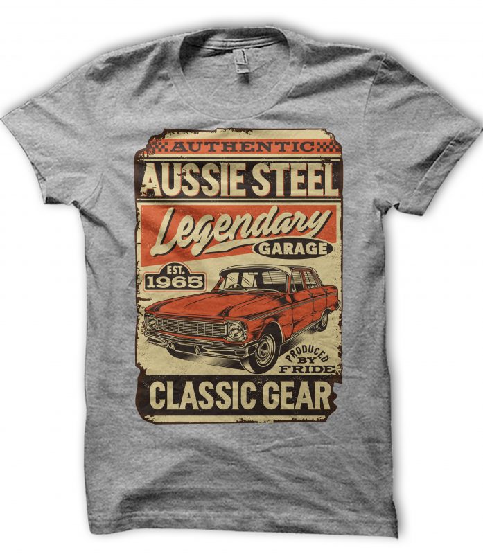 “BIG SALE ” Rockabilly, vintage race & Custom Garage t shirt design for purchase