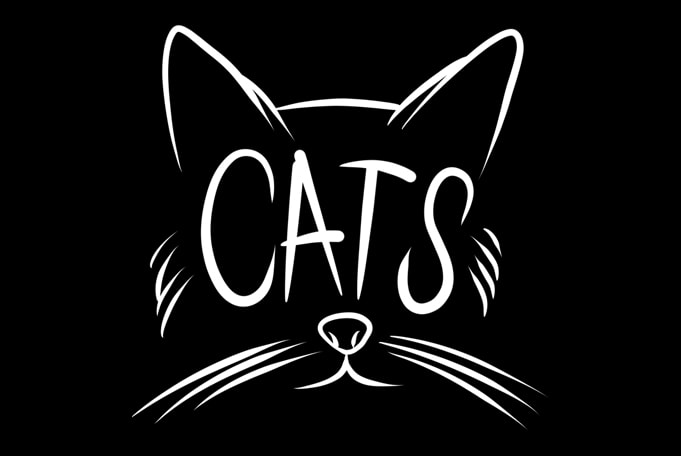 t-shirt vector 40 Best Selling Cat Design Bundle AI, EPS, SVG, PNG