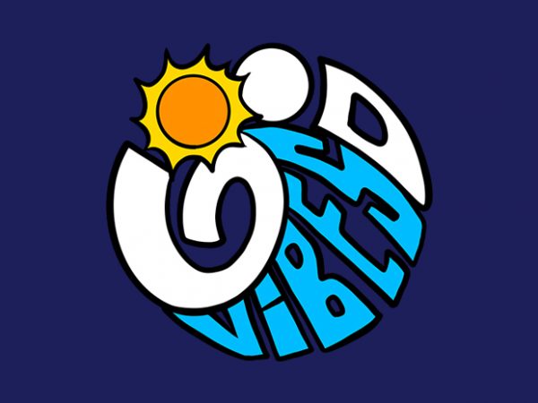 Good vibes sunshine t shirt design to buy