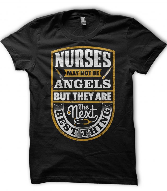 Nurse Graphic Art 9 t shirt design for sale