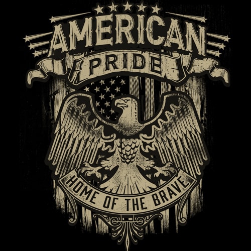 American Pride – t shirt design for purchase