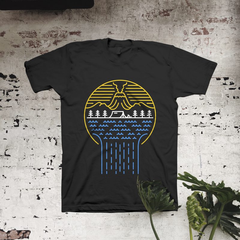 Perfect Nature graphic t-shirt design