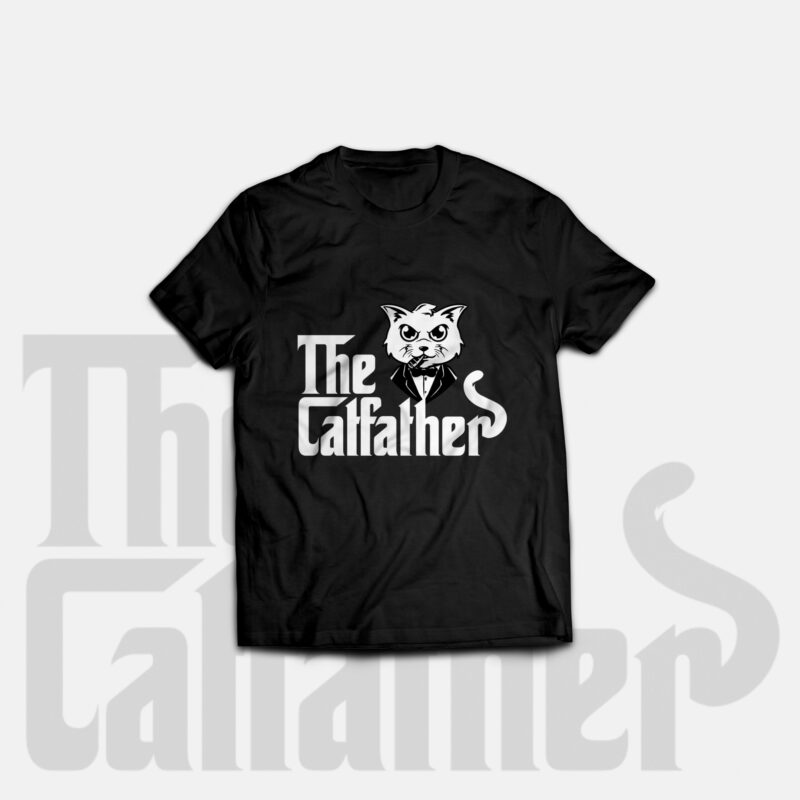 The Catfather T-Shirt Design