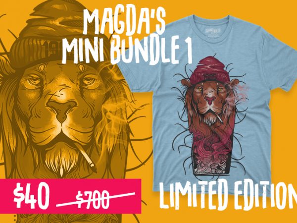 Magda’s mini bundle 1 t shirt designs for sale