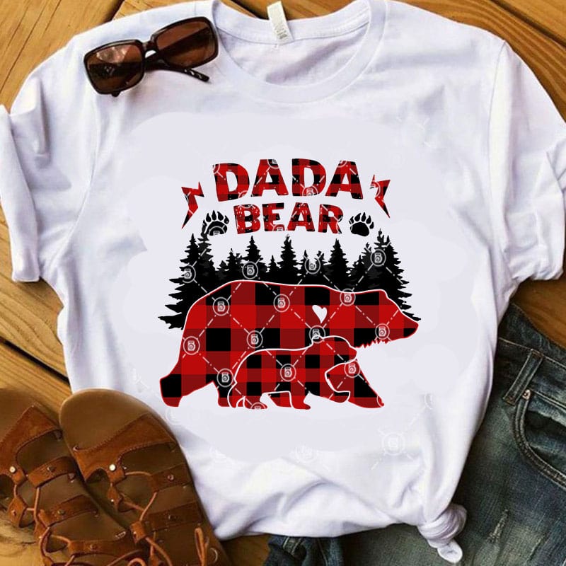DADA Bear SVG, Family SVG, Father’s Day SVG, Dad 2020 SVG t shirt design for download