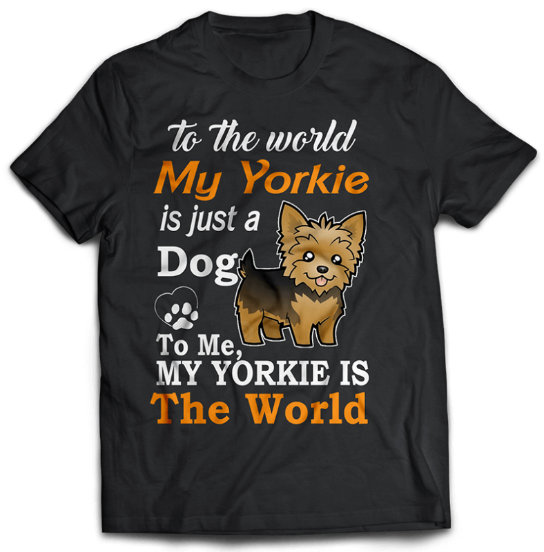 Bundle Dog Tshirt Designs Psd File Editable Text