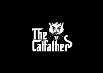 The catfather t-shirt design