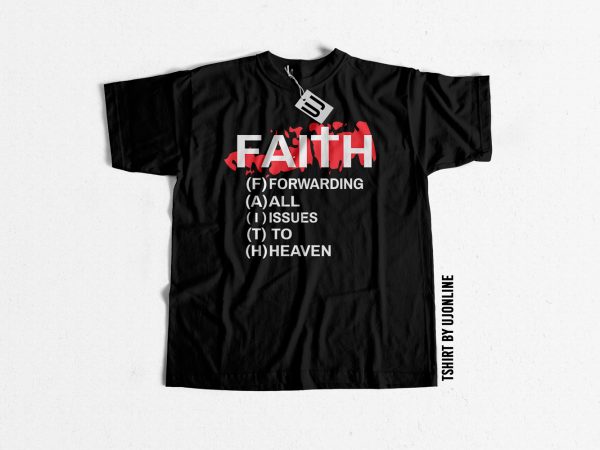 Faith design for t shirt shirt design png