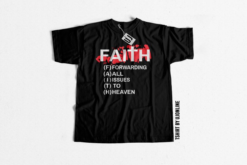 Faith design for t shirt shirt design png