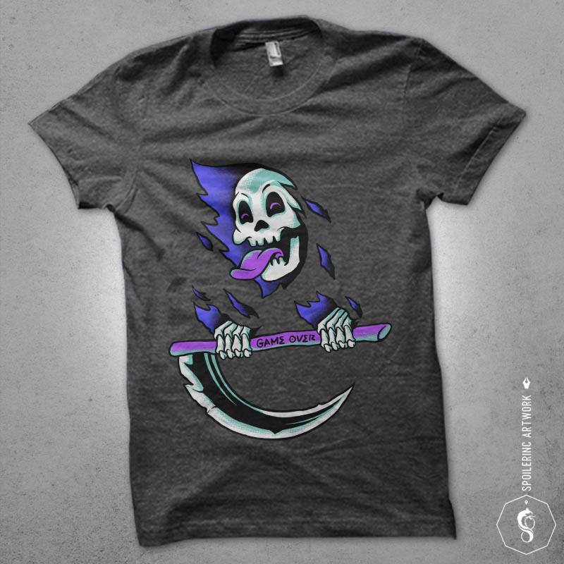 happy death graphic t-shirt design