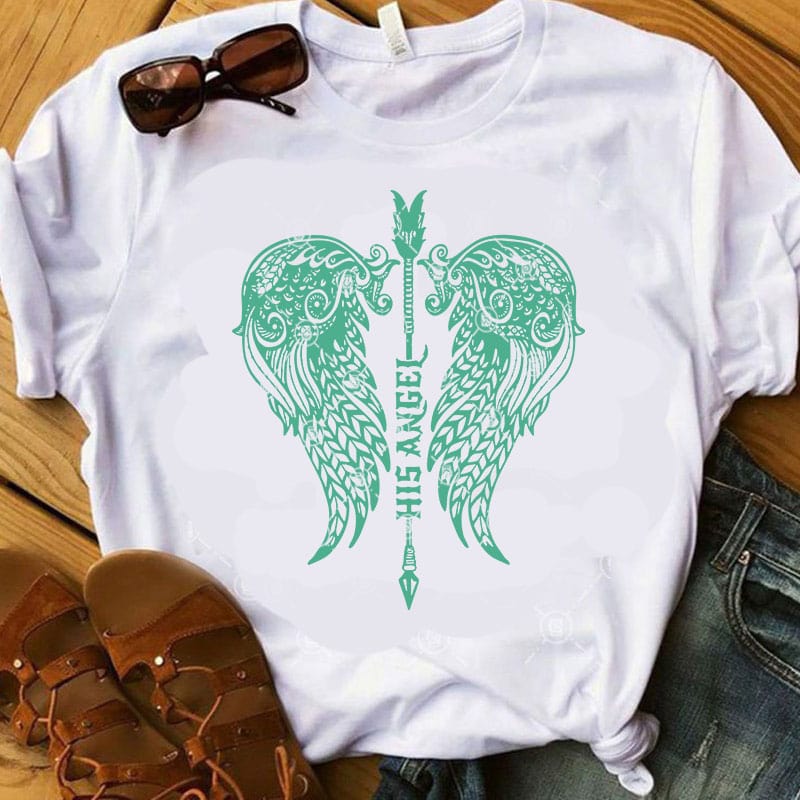 Download His Angel Svg Funny Svg Wing Svg Quote Svg Angel Svg Gypsy Svg Hippie Svg Print Ready T Shirt Design Buy T Shirt Designs