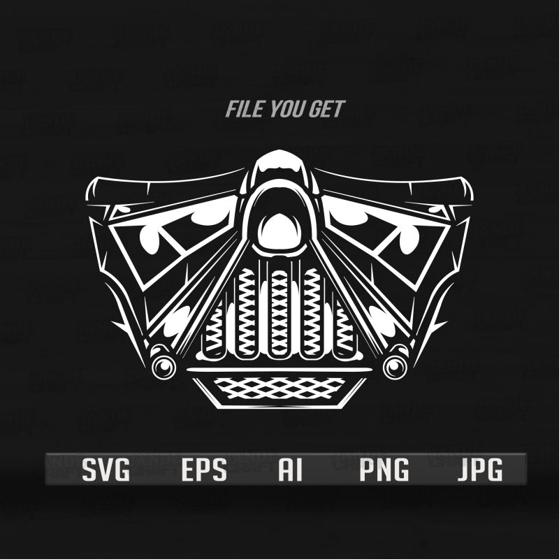 Download Darth Vader Face Shield Mask Gif