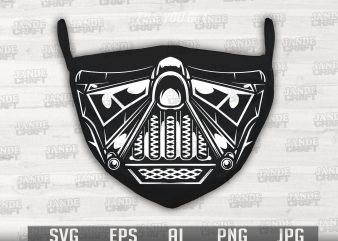 Download Darth Vader Face Mask Svg Background