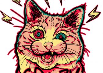 Just a little bit crazy graphic t-shirt design