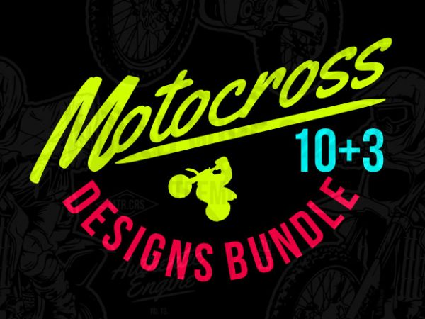 Motocross designs bundle