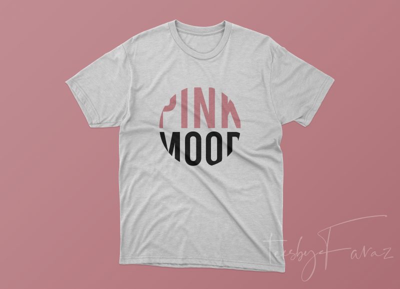Pink Mood Simple and unique t shirt design
