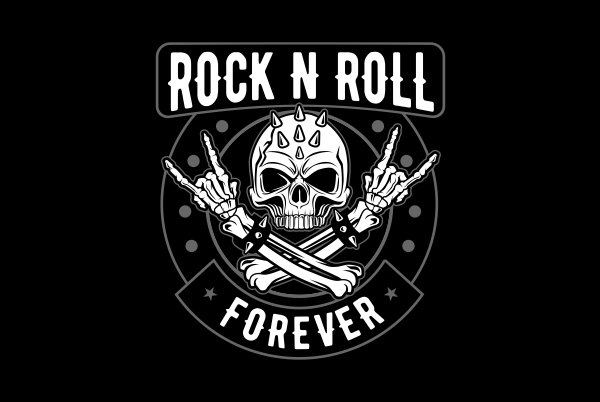 rock t shirt design