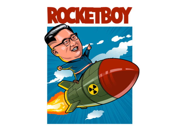 Rocketboy t-shirt design for sale