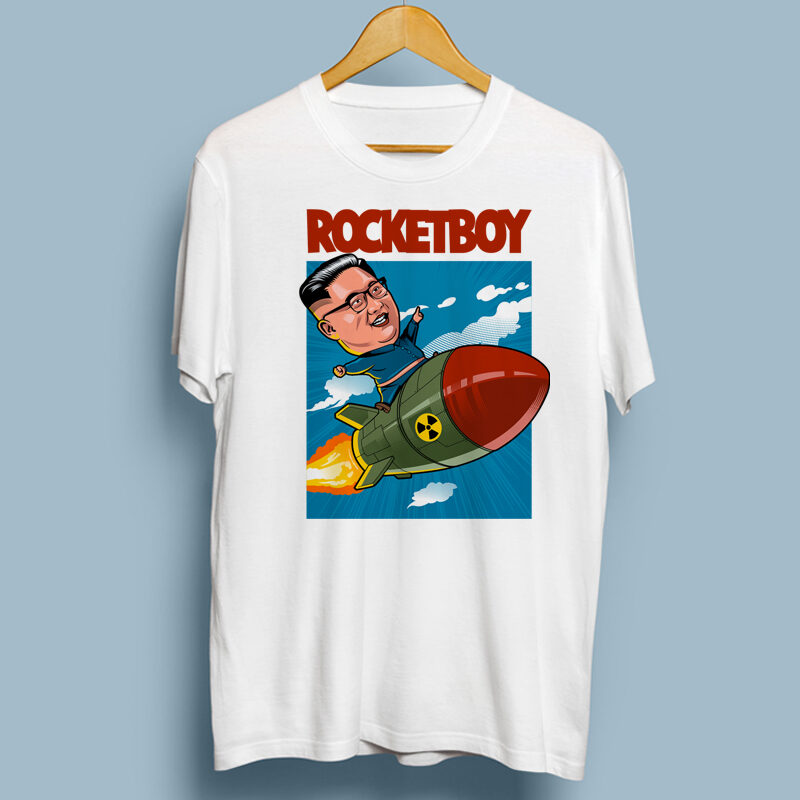 ROCKETBOY t-shirt design for sale