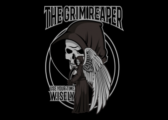 SKULL GRIM REAPER commercial use t-shirt design