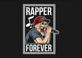 SKULL RAPPER buy t shirt design artwork