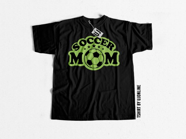 Soccer mom commercial use t-shirt design
