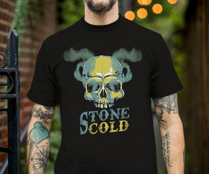 Skull Bundle Part 1 – 50 Designs – 90%OFF t shirt design for printify