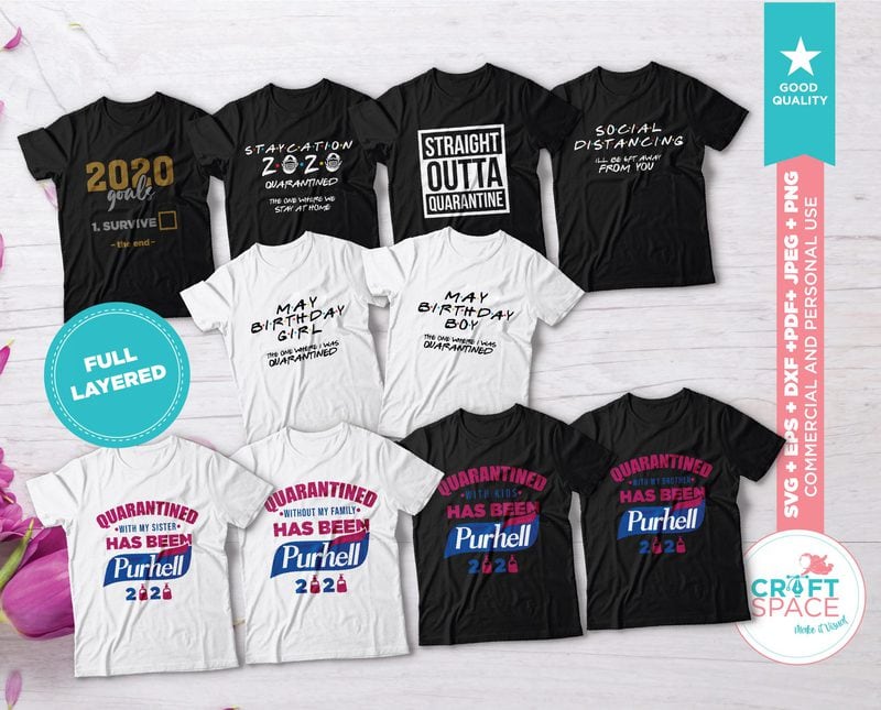 Download Quarantined t shirt design templQuarantine Bundle svg, png ...
