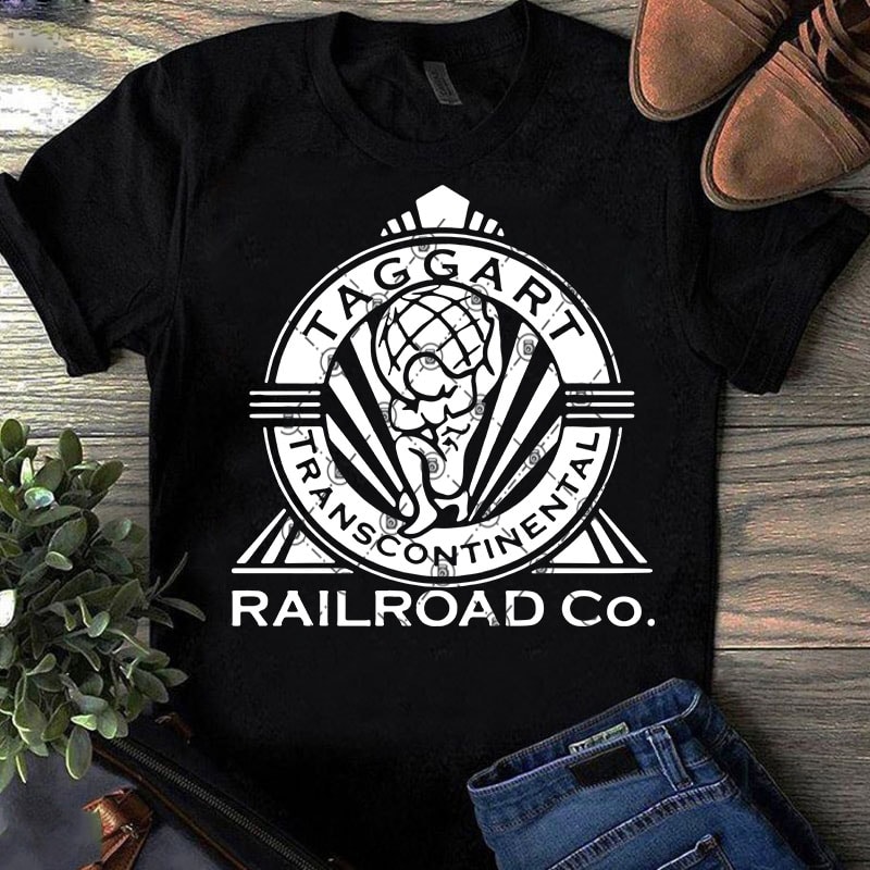 Taggart Transcontinental Railroad Co SVG, Funny SVG, Quote SVG t-shirt design png - Buy t-shirt designs Taggart Transcontinental Railroad Co SVG, Funny SVG, Quote SVG t-shirt design png - Buy t-shirt designs