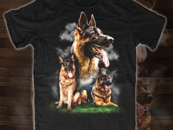 German shepherd – design for t shirt
