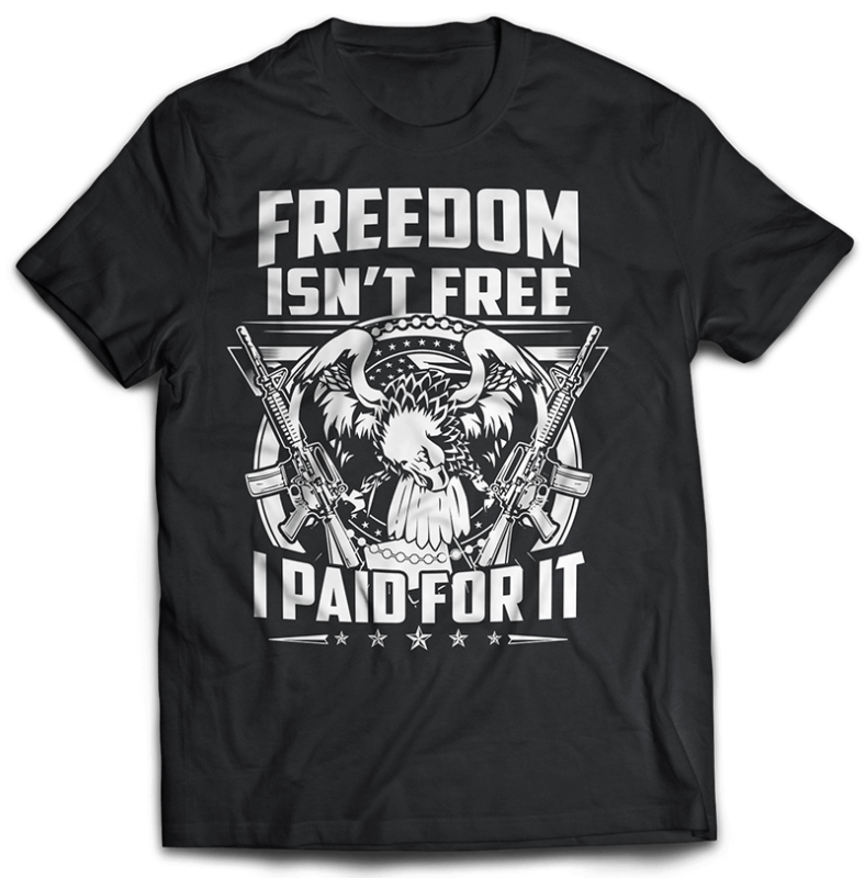 BUNDLE 43 tshirt designs PART 2 Veteran, Army And Military PSD file EDITABLE t shirt bundles