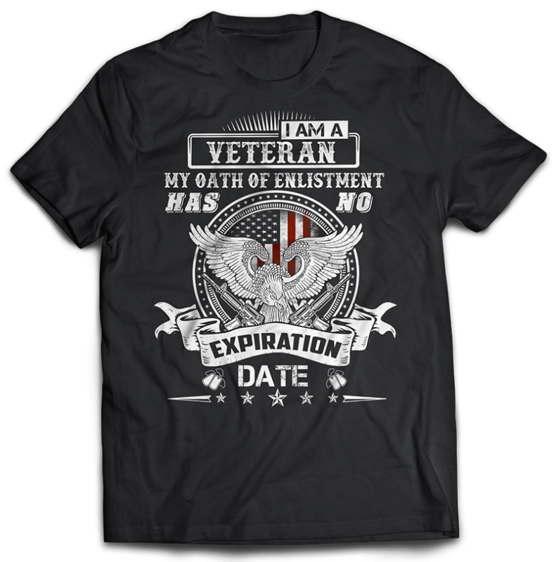 BUNDLE 43 tshirt designs PART 2 Veteran, Army And Military PSD file EDITABLE t shirt bundles