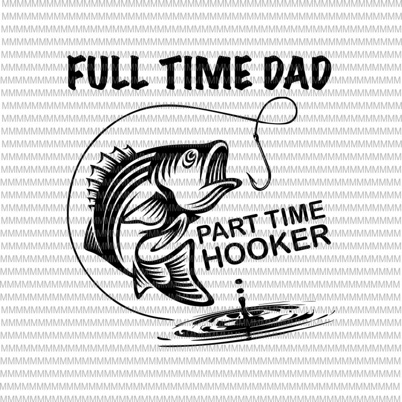 Fathers Day Fishing Pole Svg