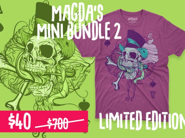 Magda’s mini bundle 2 t shirt designs for sale