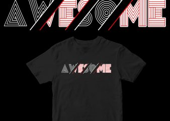 awesome graphic t-shirt design