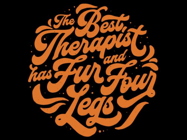Best therapist t shirt design template