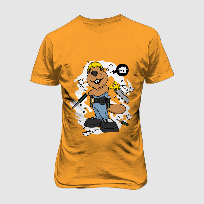 bever the builder t shirt design for download