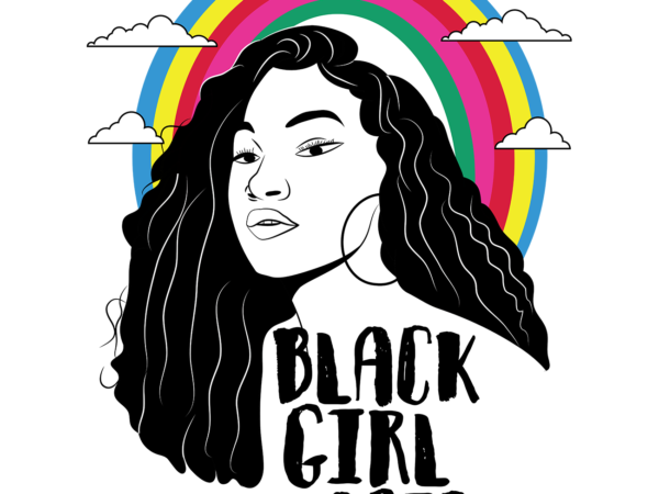 Black girl magic vector svg, png, ai t shirt design to buy