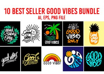 10 Best Seller Good Vibes Bundle