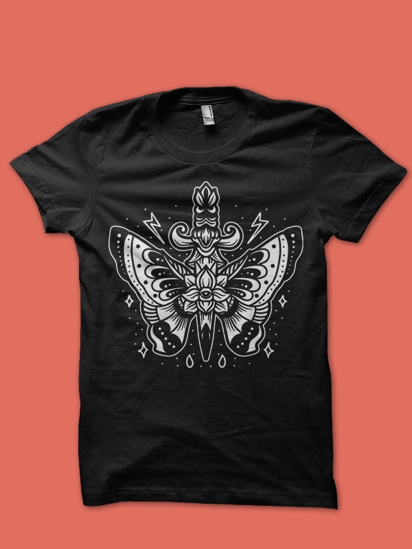 tshirt with butterfly