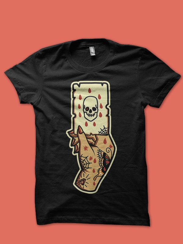 dead card buy t shirt design for commercial use