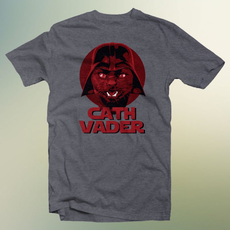 cath vader ready made tshirt design